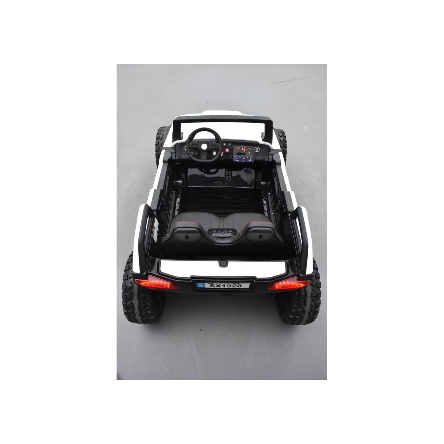 Buggy Crawler 24 Volts électrique enfant Blanc, buggy électrique enfant 24 Volts 7 Ah, 4 moteurs