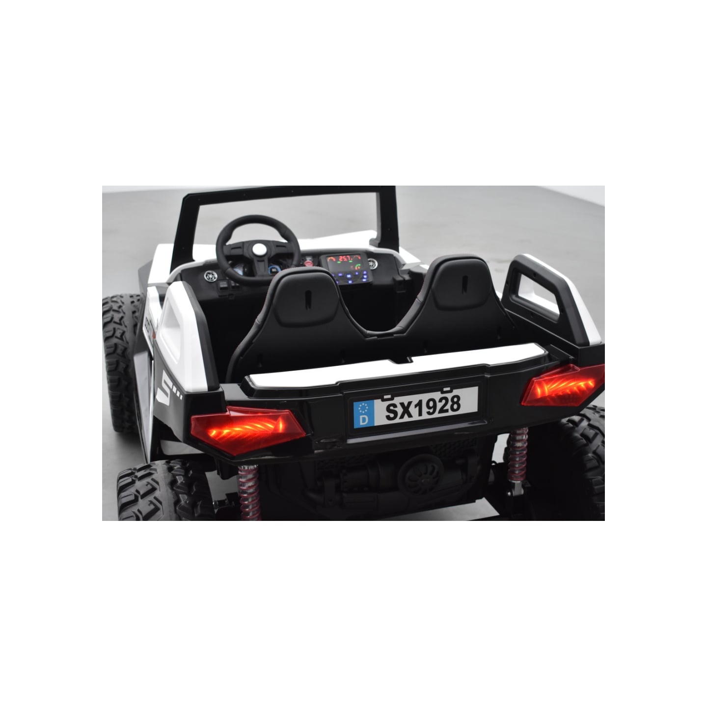 Buggy Crawler 24 Volts électrique enfant Blanc, buggy électrique enfant 24 Volts 7 Ah, 4 moteurs
