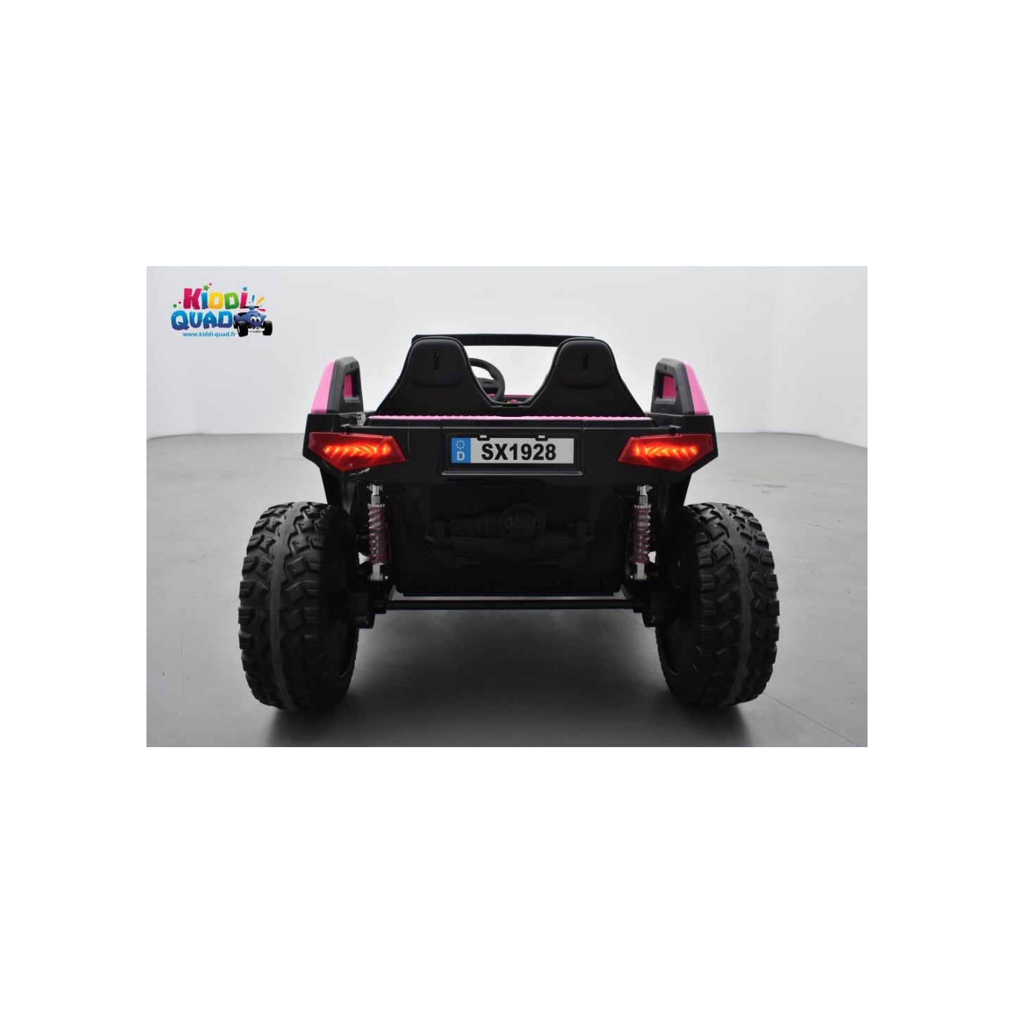 Buggy Crawler 24 Volts électrique enfant Rose, buggy électrique enfant 24 Volts 7 Ah, 4 moteurs