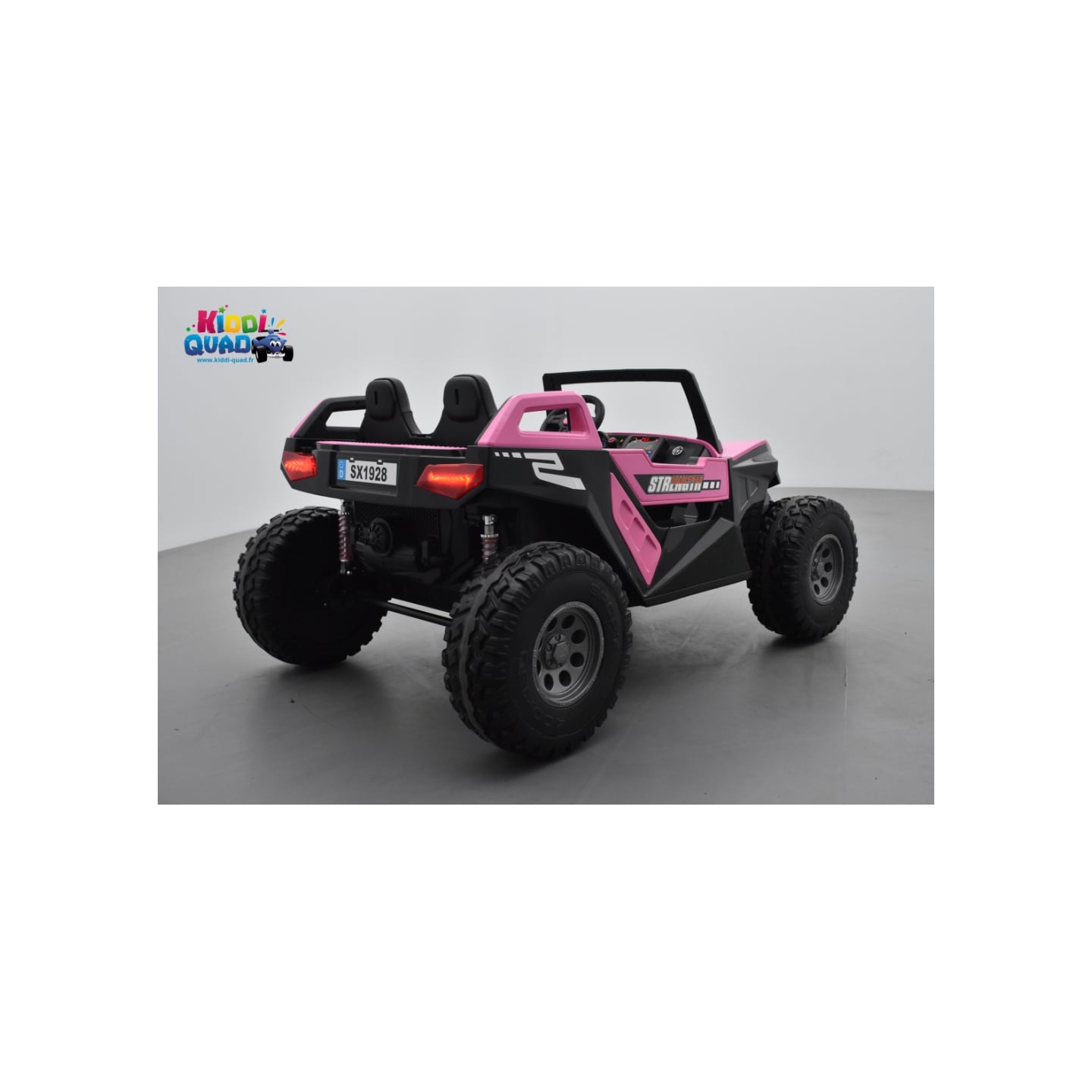 Buggy Crawler 24 Volts électrique enfant Rose, buggy électrique enfant 24 Volts 7 Ah, 4 moteurs