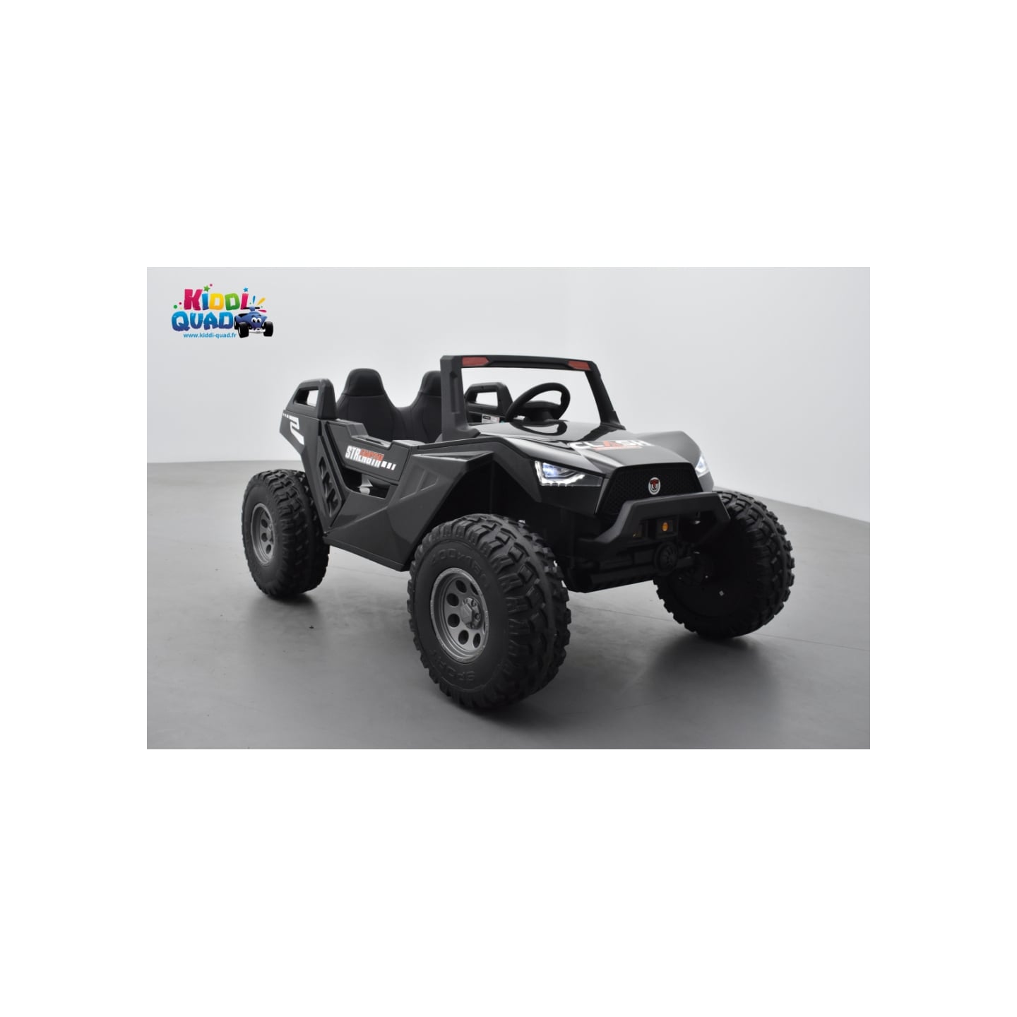 Buggy Crawler 24 Volts électrique enfant noir, buggy électrique enfant 24 Volts 7 Ah, 4 moteurs