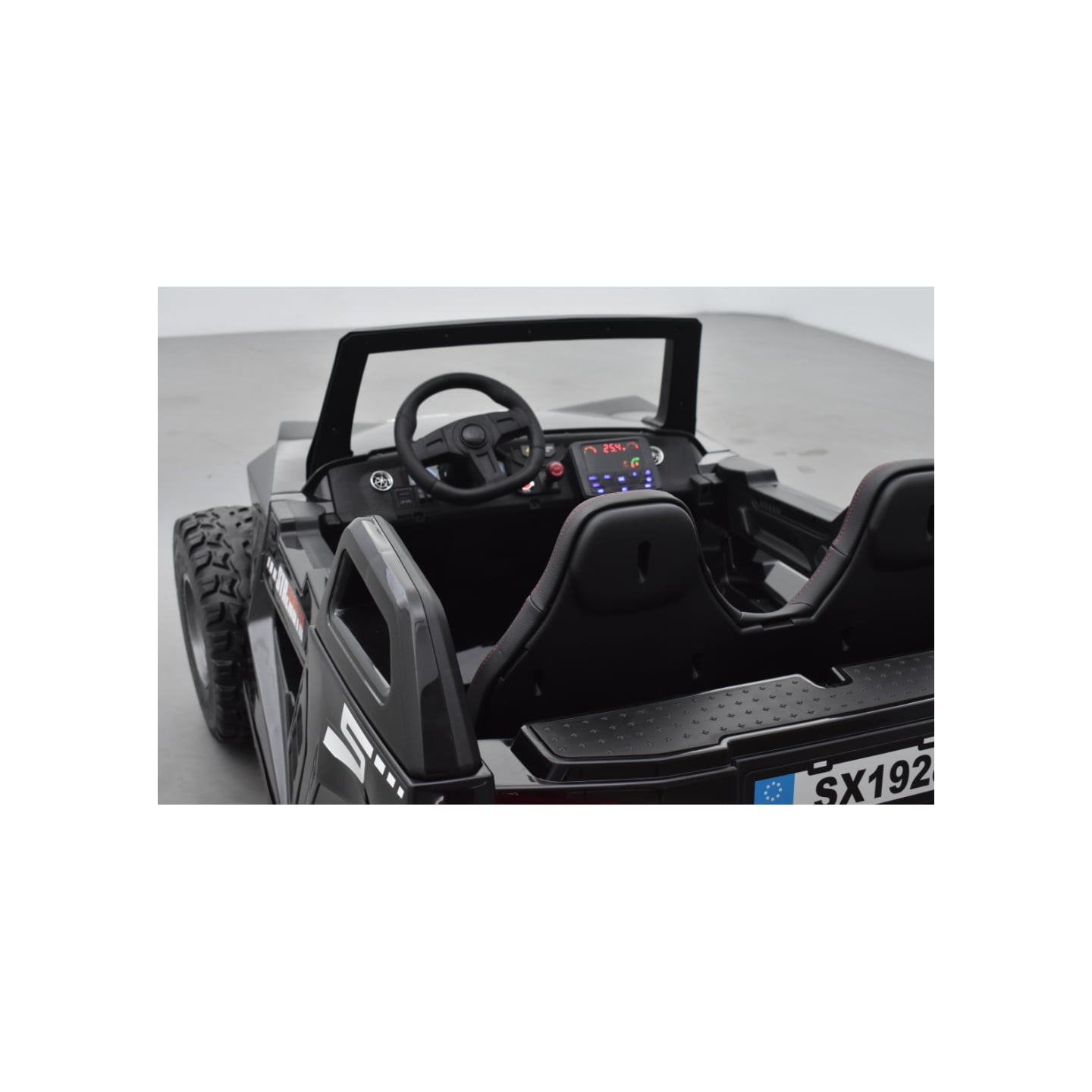 Buggy Crawler 24 Volts électrique enfant noir, buggy électrique enfant 24 Volts 7 Ah, 4 moteurs