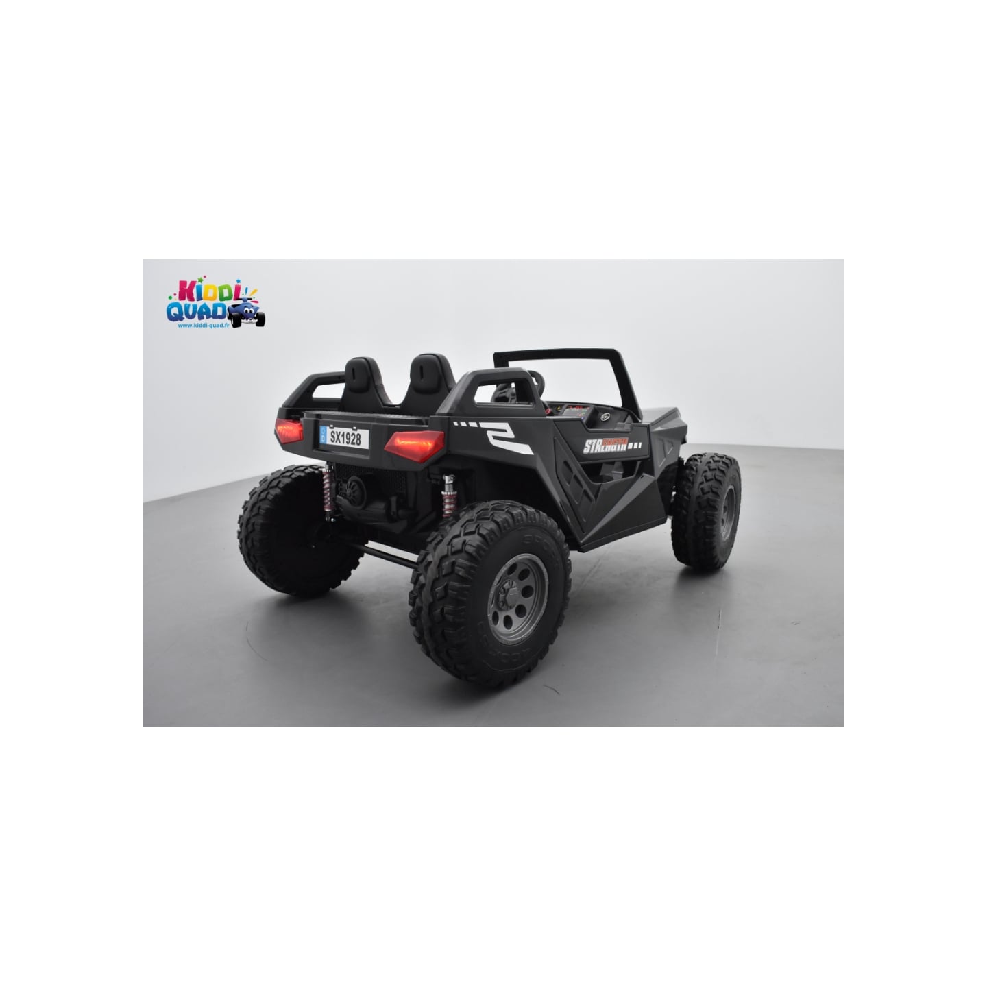 Buggy Crawler 24 Volts électrique enfant noir, buggy électrique enfant 24 Volts 7 Ah, 4 moteurs