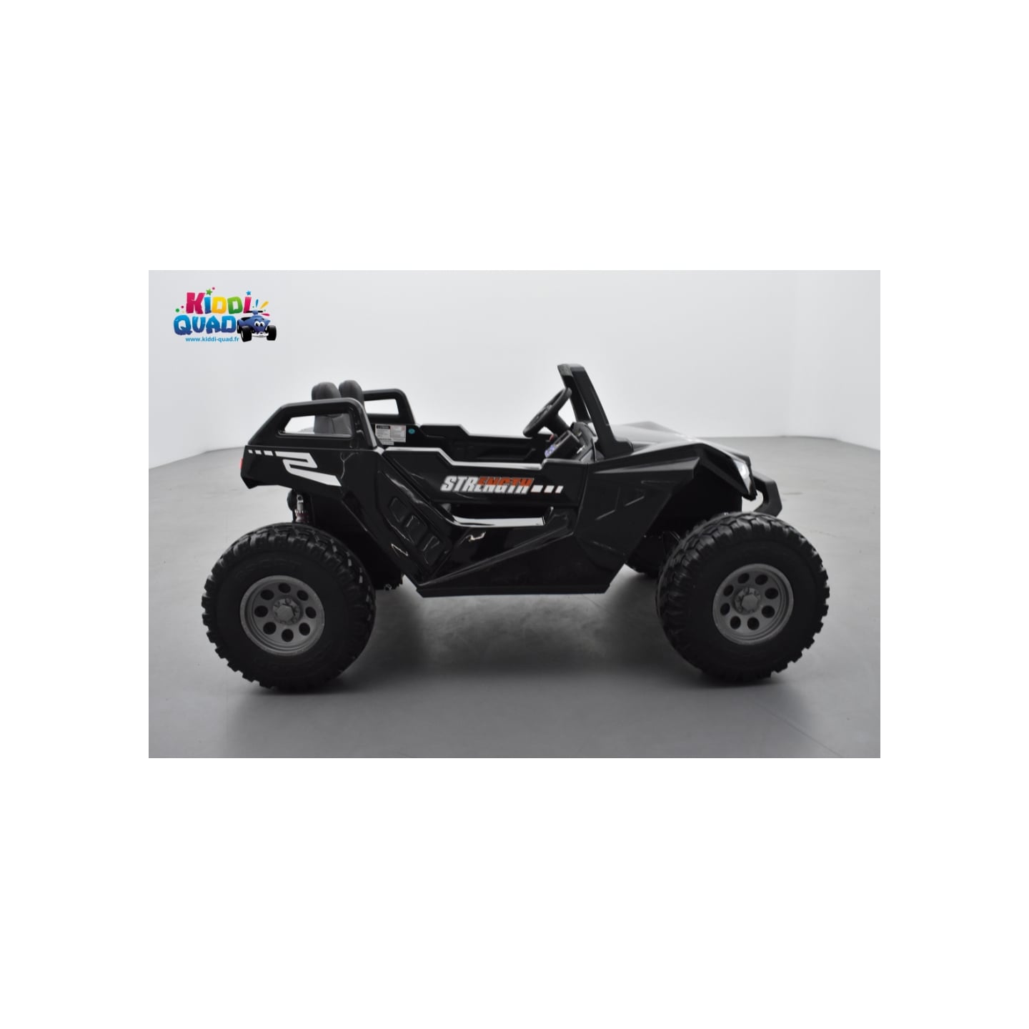 Buggy Crawler 24 Volts électrique enfant noir, buggy électrique enfant 24 Volts 7 Ah, 4 moteurs