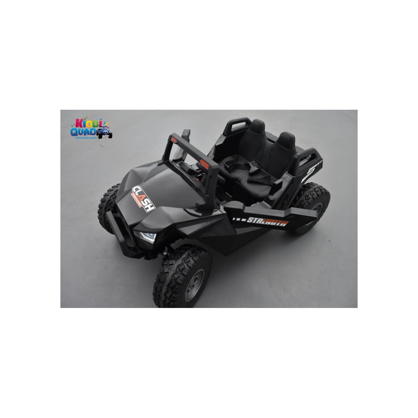 Buggy Crawler 24 Volts électrique enfant noir, buggy électrique enfant 24 Volts 7 Ah, 4 moteurs