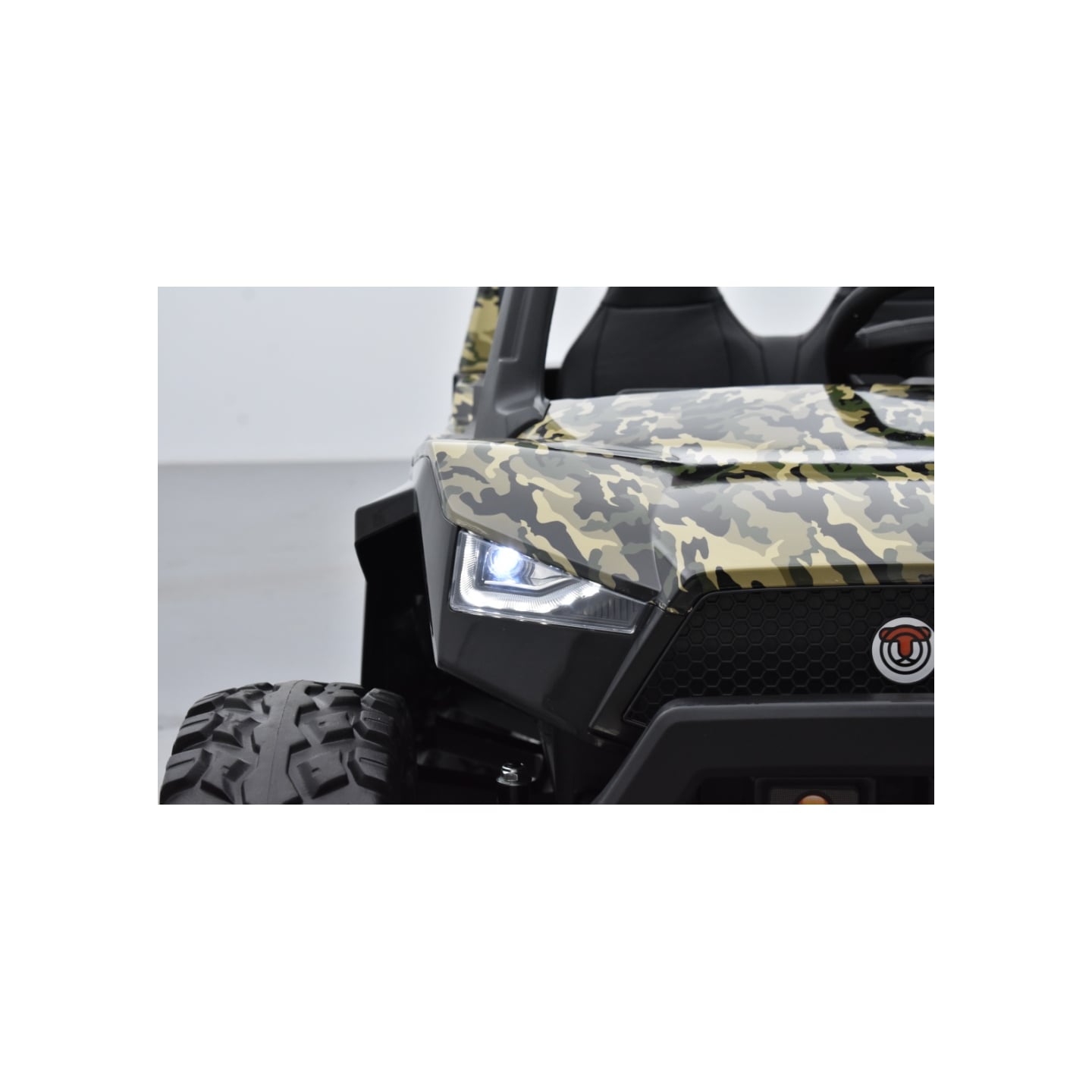 Buggy Crawler 24 Volts électrique enfant camouflage, buggy électrique enfant 24 Volts 7 Ah, 4 moteurs