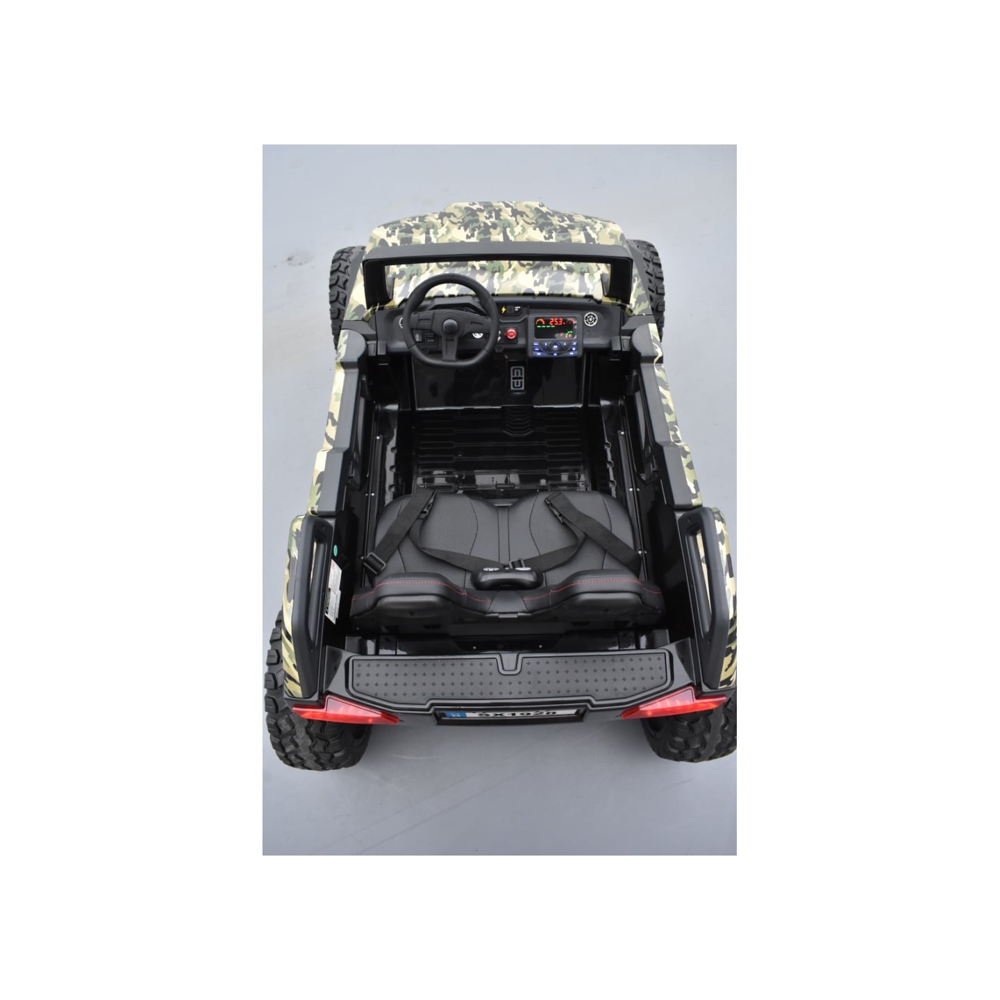 Buggy Crawler 24 Volts électrique enfant camouflage, buggy électrique enfant 24 Volts 7 Ah, 4 moteurs