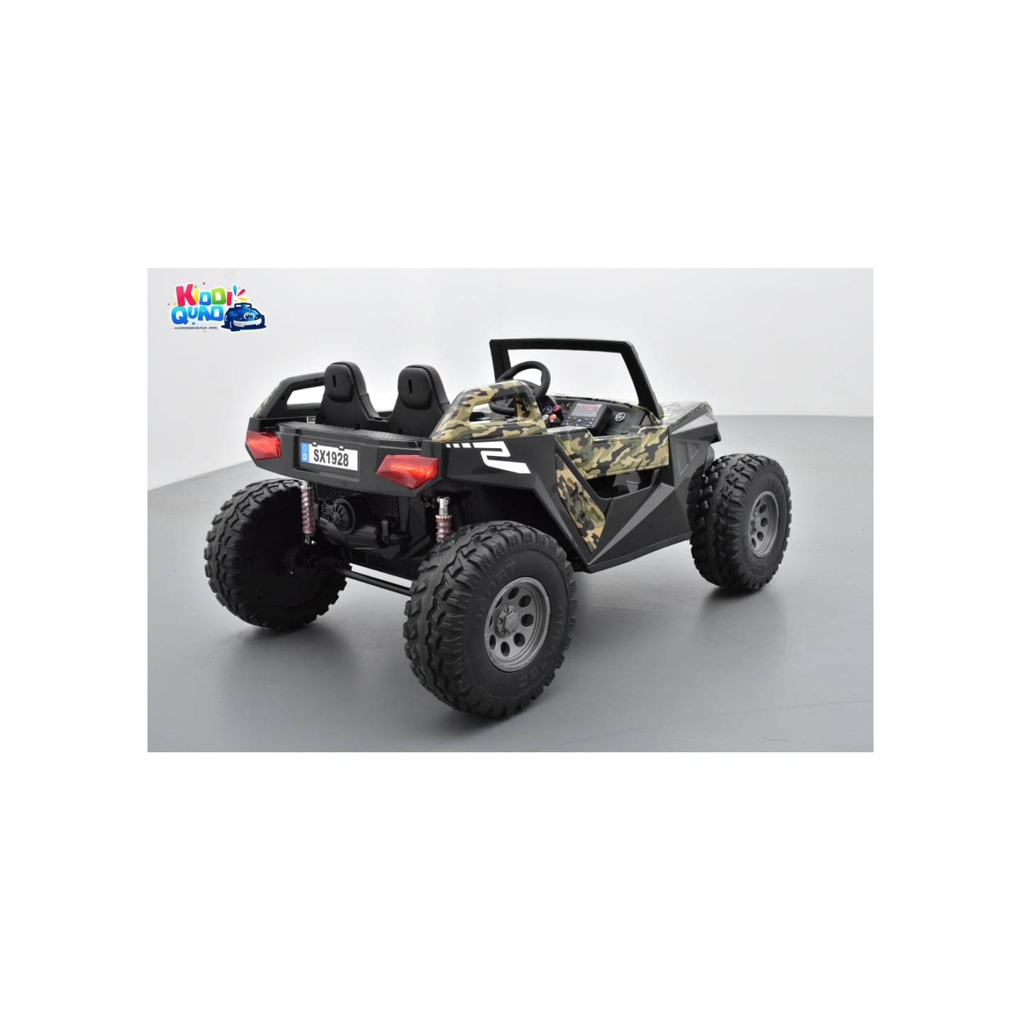 Buggy Crawler 24 Volts électrique enfant camouflage, buggy électrique enfant 24 Volts 7 Ah, 4 moteurs