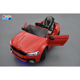 BMW M5 24 Volts rouge, voiture électrique enfant 24 Volts 1 place, 2 moteurs