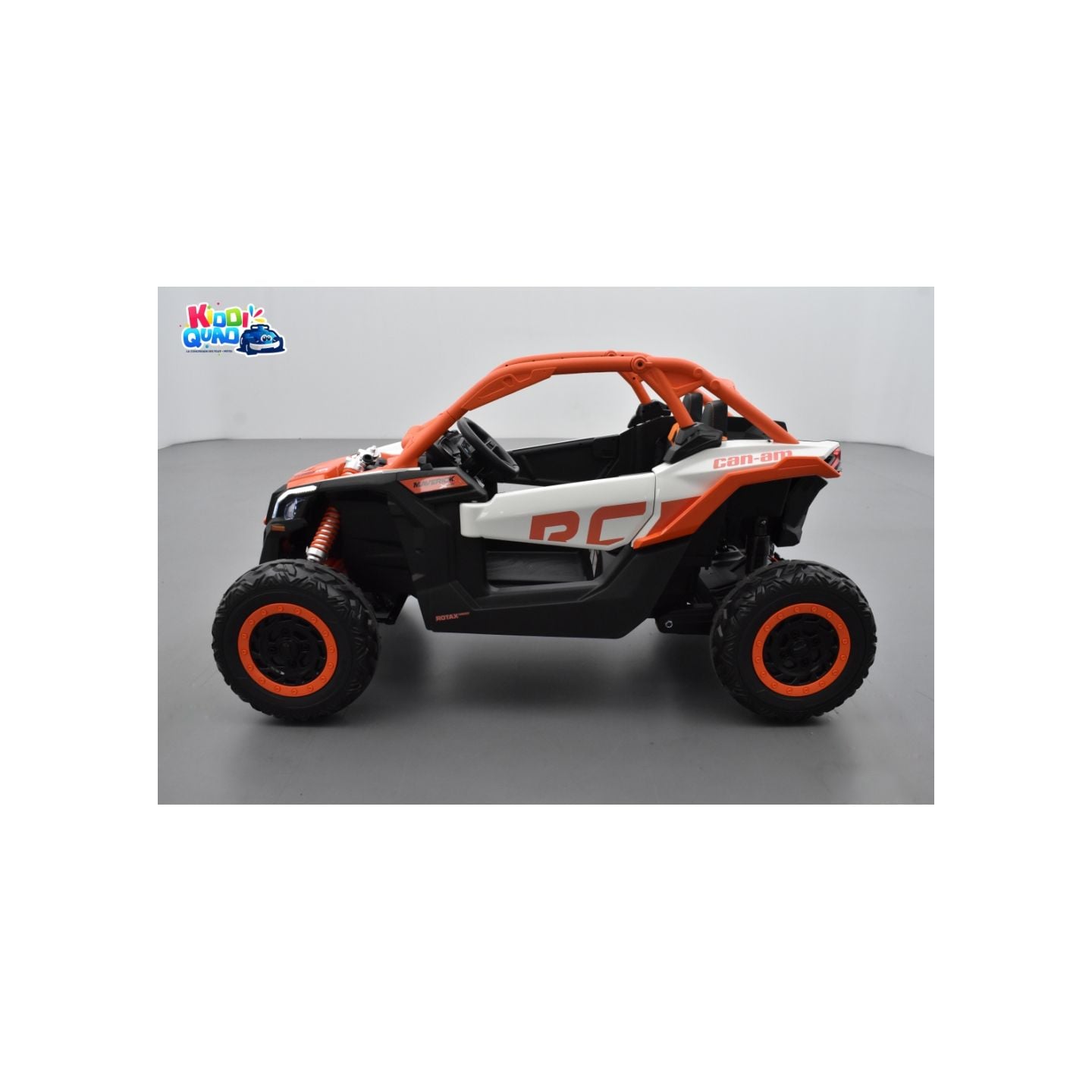 Buggy Can-Am "Maverick" 24 Volts électrique enfant Orange, buggy électrique enfant 24 Volts 7 Ah, 2 moteurs