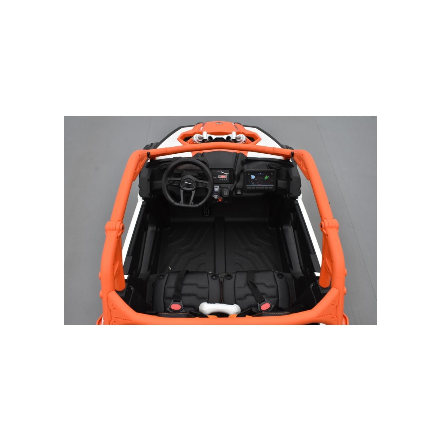 Buggy Can-Am "Maverick" 24 Volts électrique enfant Orange, buggy électrique enfant 24 Volts 7 Ah, 2 moteurs