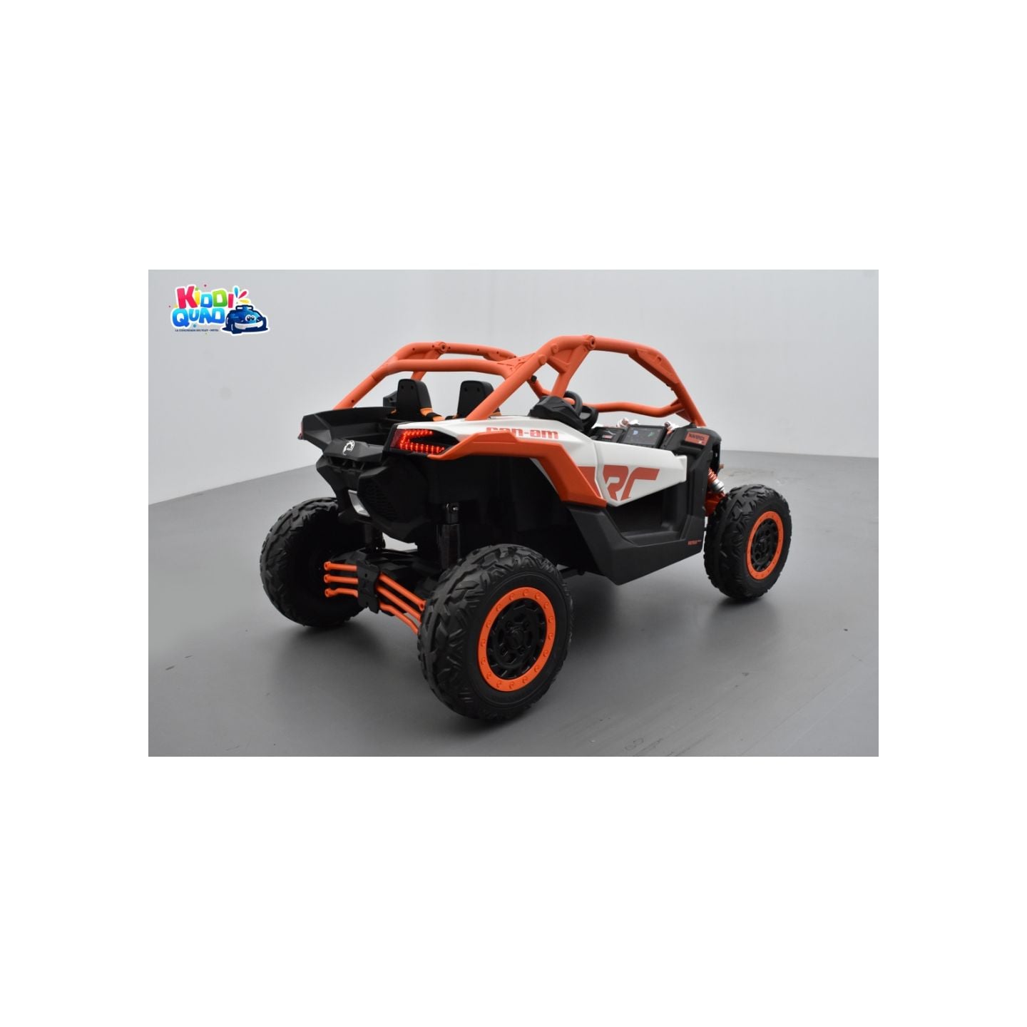 Buggy Can-Am "Maverick" 24 Volts électrique enfant Orange, buggy électrique enfant 24 Volts 7 Ah, 2 moteurs