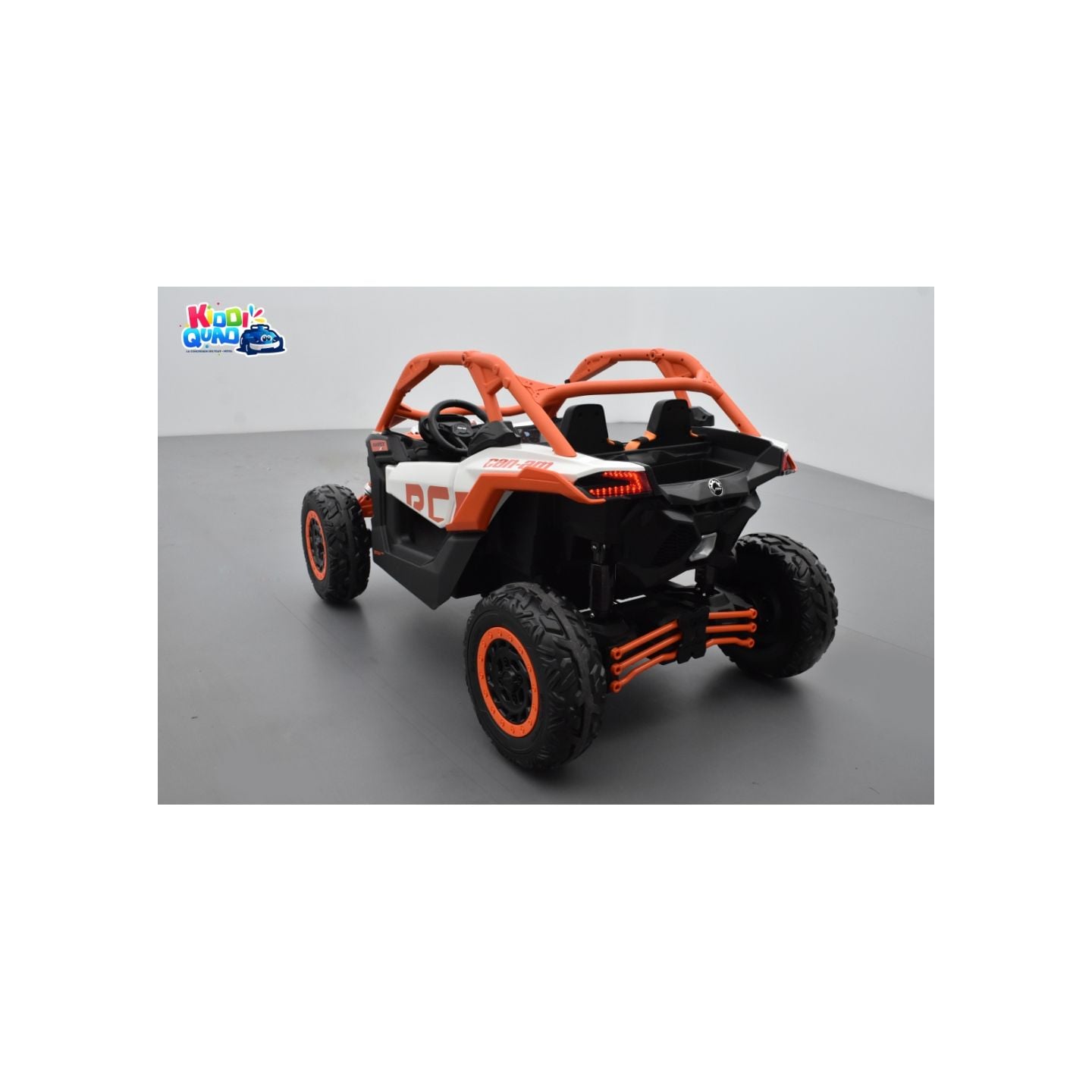 Buggy Can-Am "Maverick" 24 Volts électrique enfant Orange, buggy électrique enfant 24 Volts 7 Ah, 2 moteurs