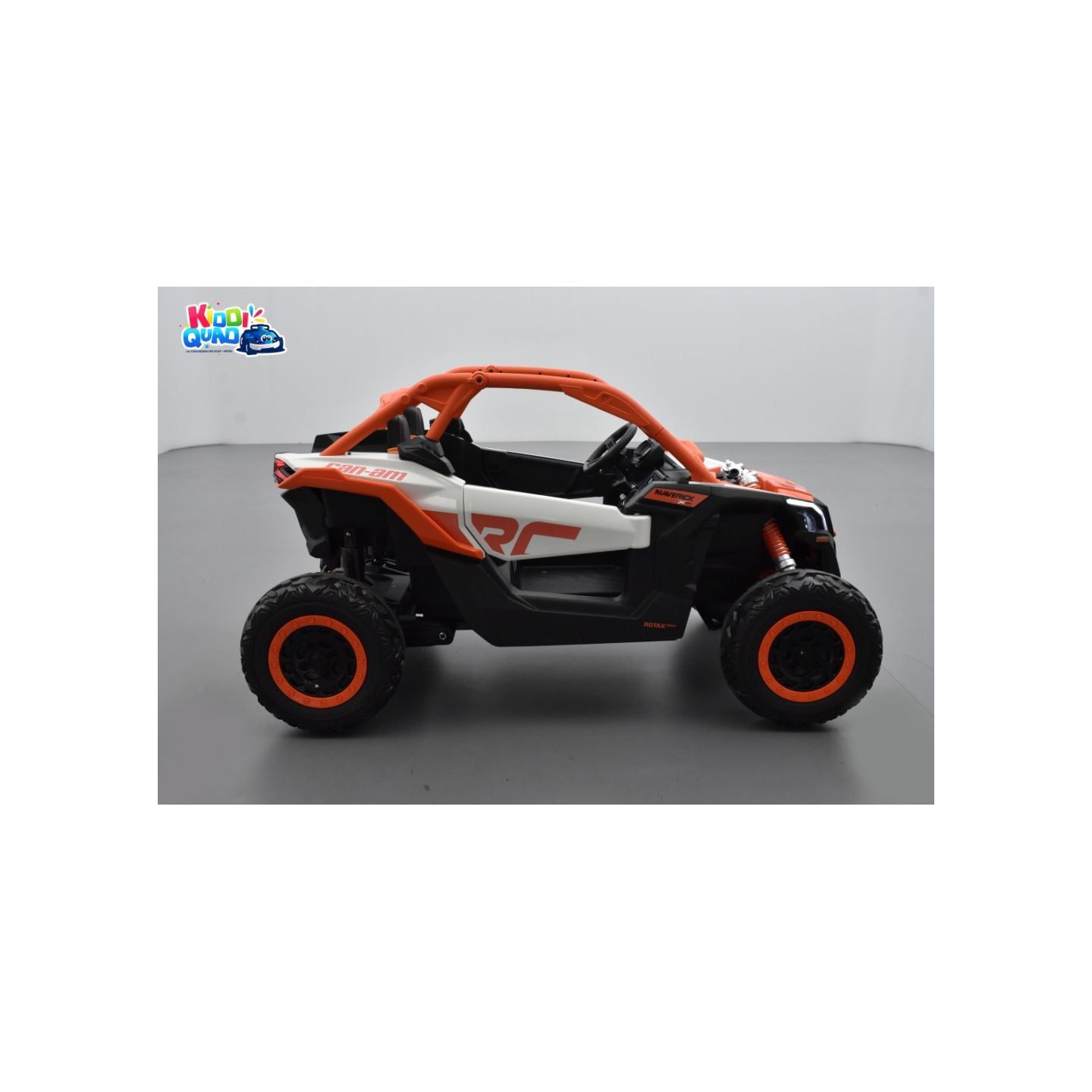 Buggy Can-Am "Maverick" 24 Volts électrique enfant Orange, buggy électrique enfant 24 Volts 7 Ah, 2 moteurs