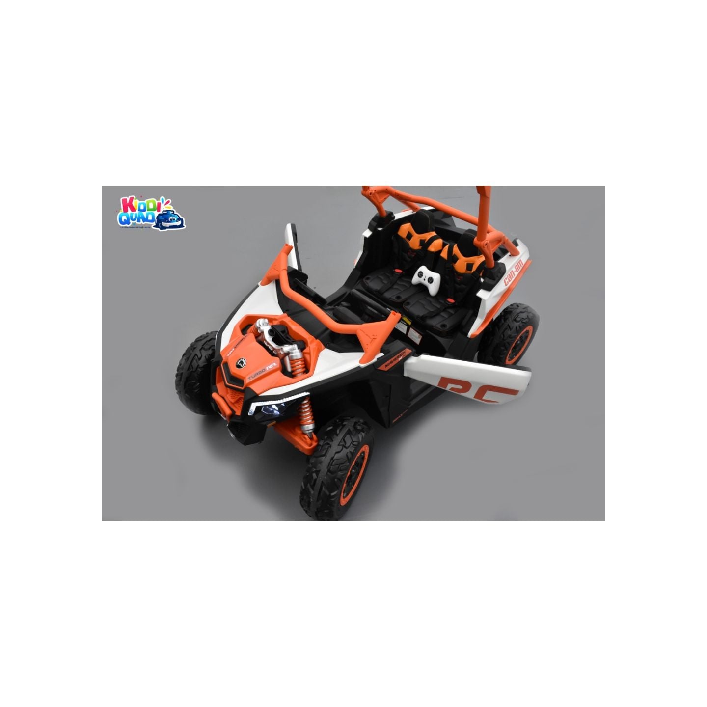 Buggy Can-Am "Maverick" 24 Volts électrique enfant Orange, buggy électrique enfant 24 Volts 7 Ah, 2 moteurs