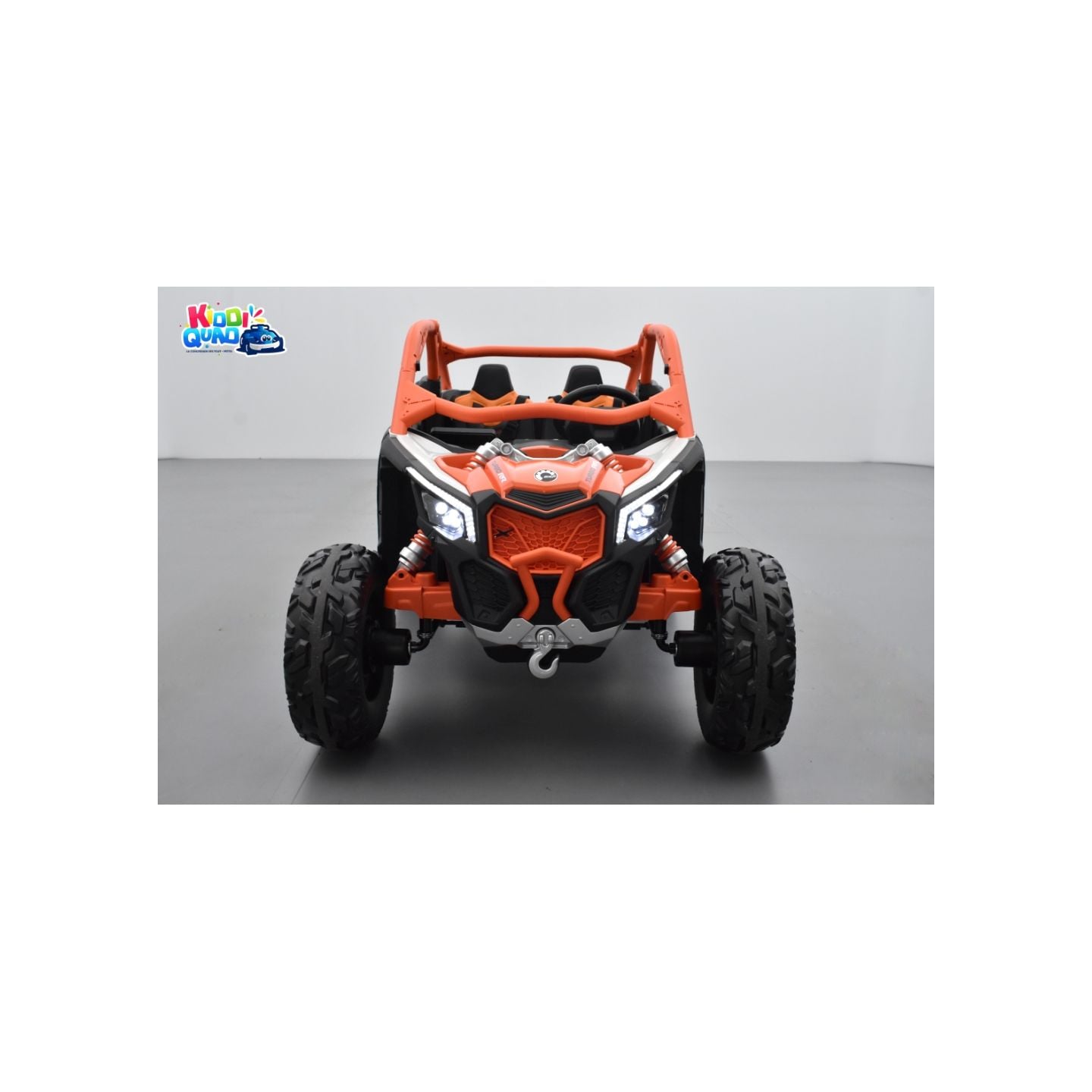 Buggy Can-Am "Maverick" 24 Volts électrique enfant Orange, buggy électrique enfant 24 Volts 7 Ah, 2 moteurs