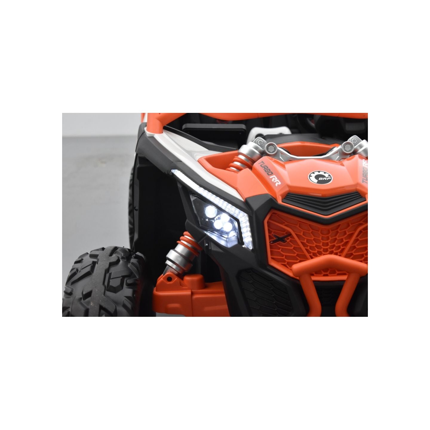 Buggy Can-Am "Maverick" 24 Volts électrique enfant Orange, buggy électrique enfant 24 Volts 7 Ah, 2 moteurs