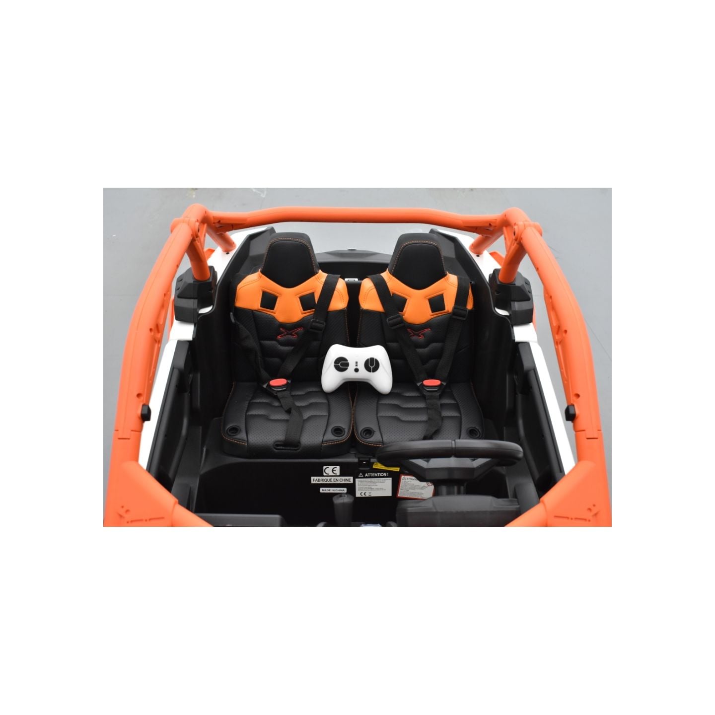 Buggy Can-Am "Maverick" 24 Volts électrique enfant Orange, buggy électrique enfant 24 Volts 7 Ah, 2 moteurs