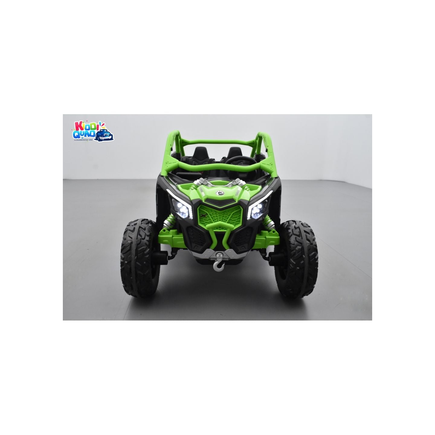 Buggy Can-Am "Maverick" 24 Volts électrique enfant Vert, buggy électrique enfant 24 Volts 7 Ah, 2 moteurs