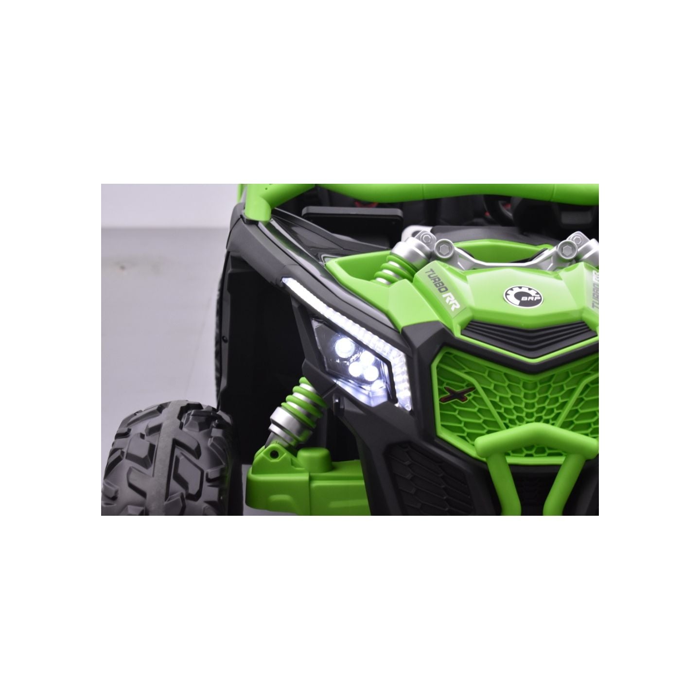 Buggy Can-Am "Maverick" 24 Volts électrique enfant Vert, buggy électrique enfant 24 Volts 7 Ah, 2 moteurs