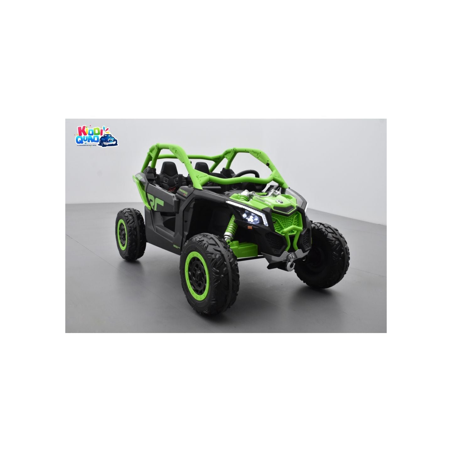 Buggy Can-Am "Maverick" 24 Volts électrique enfant Vert, buggy électrique enfant 24 Volts 7 Ah, 2 moteurs