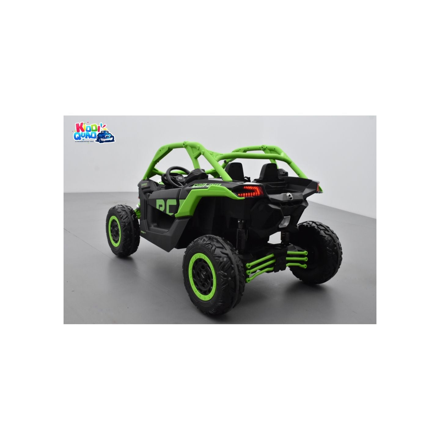 Buggy Can-Am "Maverick" 24 Volts électrique enfant Vert, buggy électrique enfant 24 Volts 7 Ah, 2 moteurs