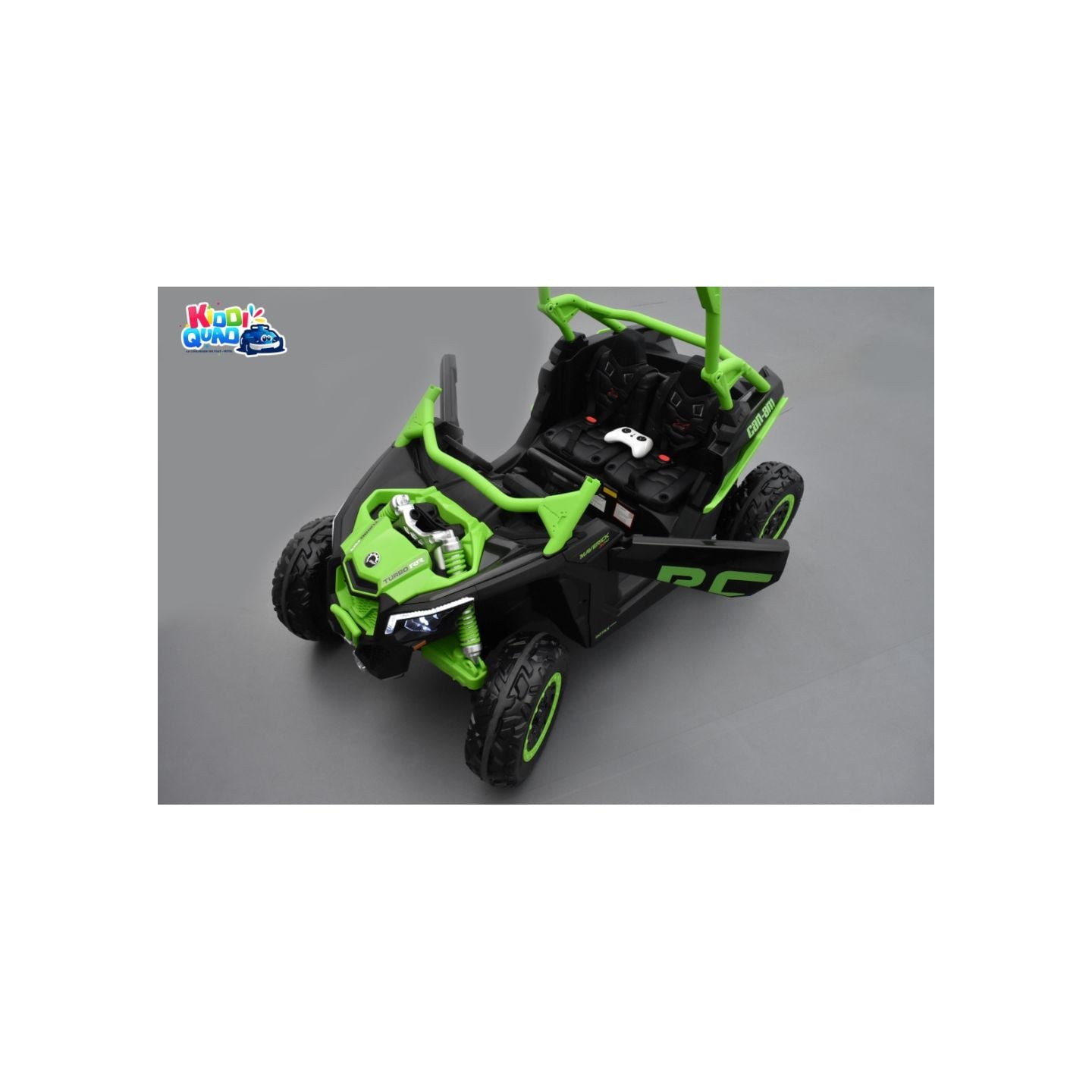 Buggy Can-Am "Maverick" 24 Volts électrique enfant Vert, buggy électrique enfant 24 Volts 7 Ah, 2 moteurs