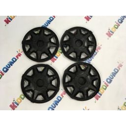 Lot de 4 enjoliveurs pour Quad 12V