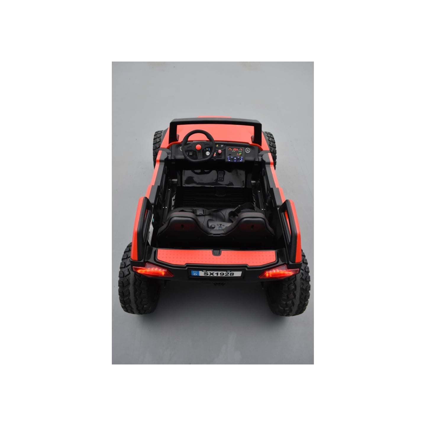 Buggy Crawler 24 Volts électrique enfant rouge, buggy électrique enfant 24 Volts 7 Ah, 4 moteurs