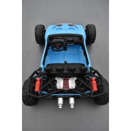 Buggy Baja 24 Volts 7Ah Bleu, buggy électrique enfant 2 places, 24 Volts 7 Ah, 2 moteurs