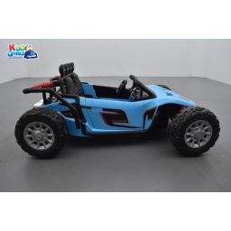 Buggy Baja 24 Volts 7Ah Bleu, buggy électrique enfant 2 places, 24 Volts 7 Ah, 2 moteurs