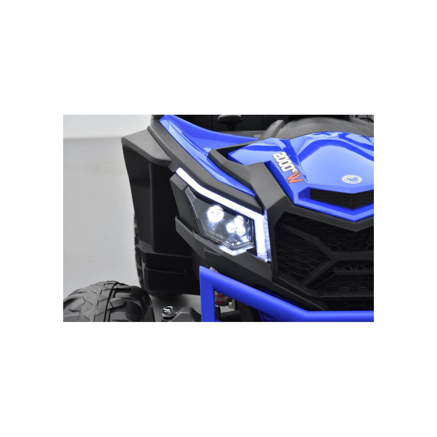 Buggy Scorpion 24 Volts 7Ah bleu, 4 moteurs, buggy deux places, buggy électrique enfant