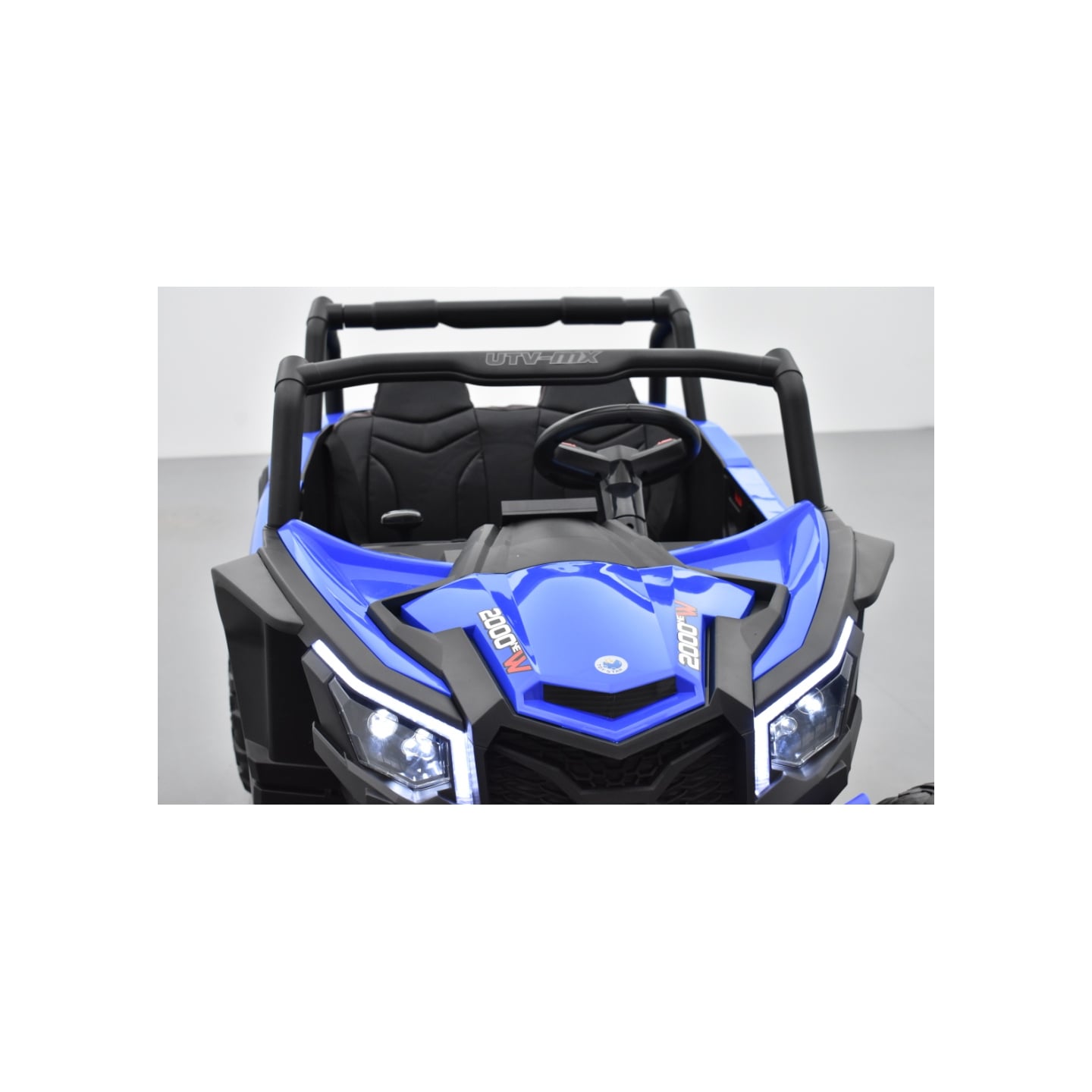 Buggy Scorpion 24 Volts 7Ah bleu, 4 moteurs, buggy deux places, buggy électrique enfant
