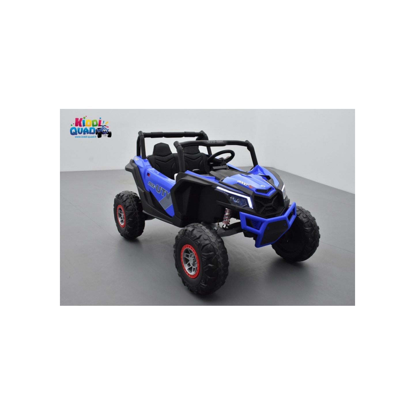Buggy Scorpion 24 Volts 7Ah bleu, 4 moteurs, buggy deux places, buggy électrique enfant