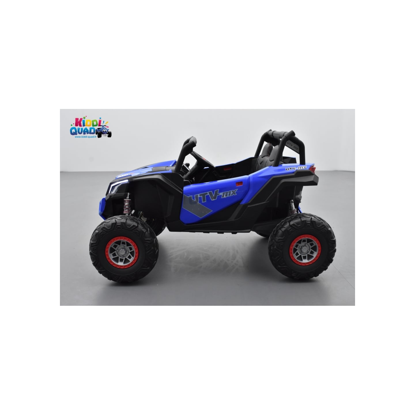 Buggy Scorpion 24 Volts 7Ah bleu, 4 moteurs, buggy deux places, buggy électrique enfant