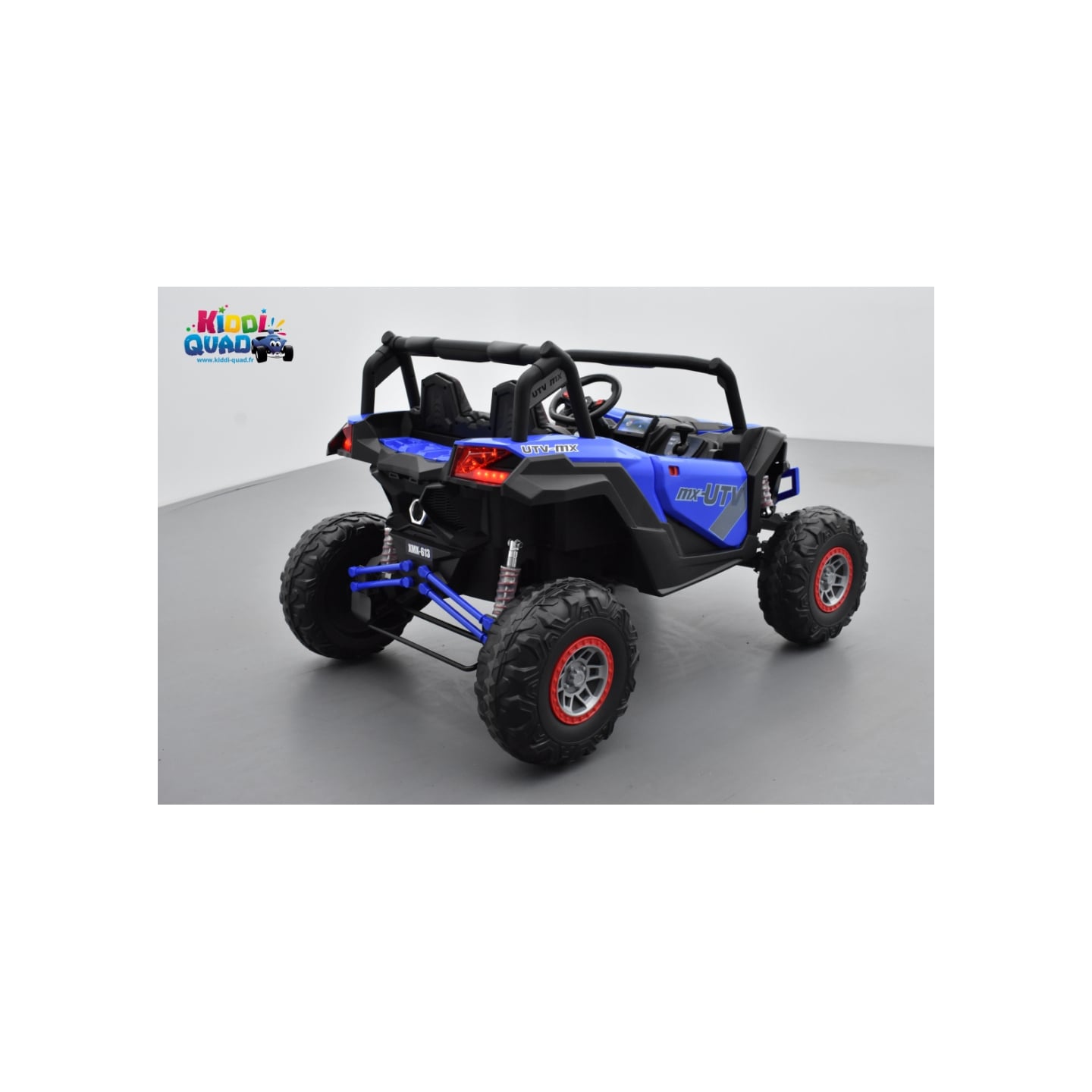Buggy Scorpion 24 Volts 7Ah bleu, 4 moteurs, buggy deux places, buggy électrique enfant