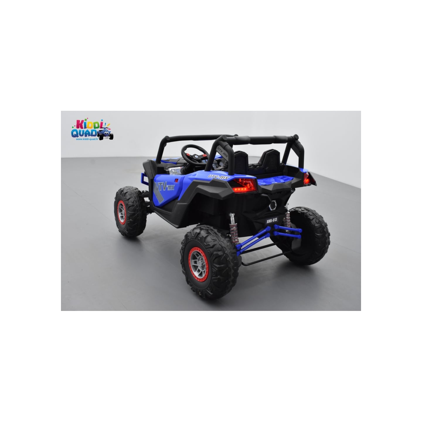 Buggy Scorpion 24 Volts 7Ah bleu, 4 moteurs, buggy deux places, buggy électrique enfant