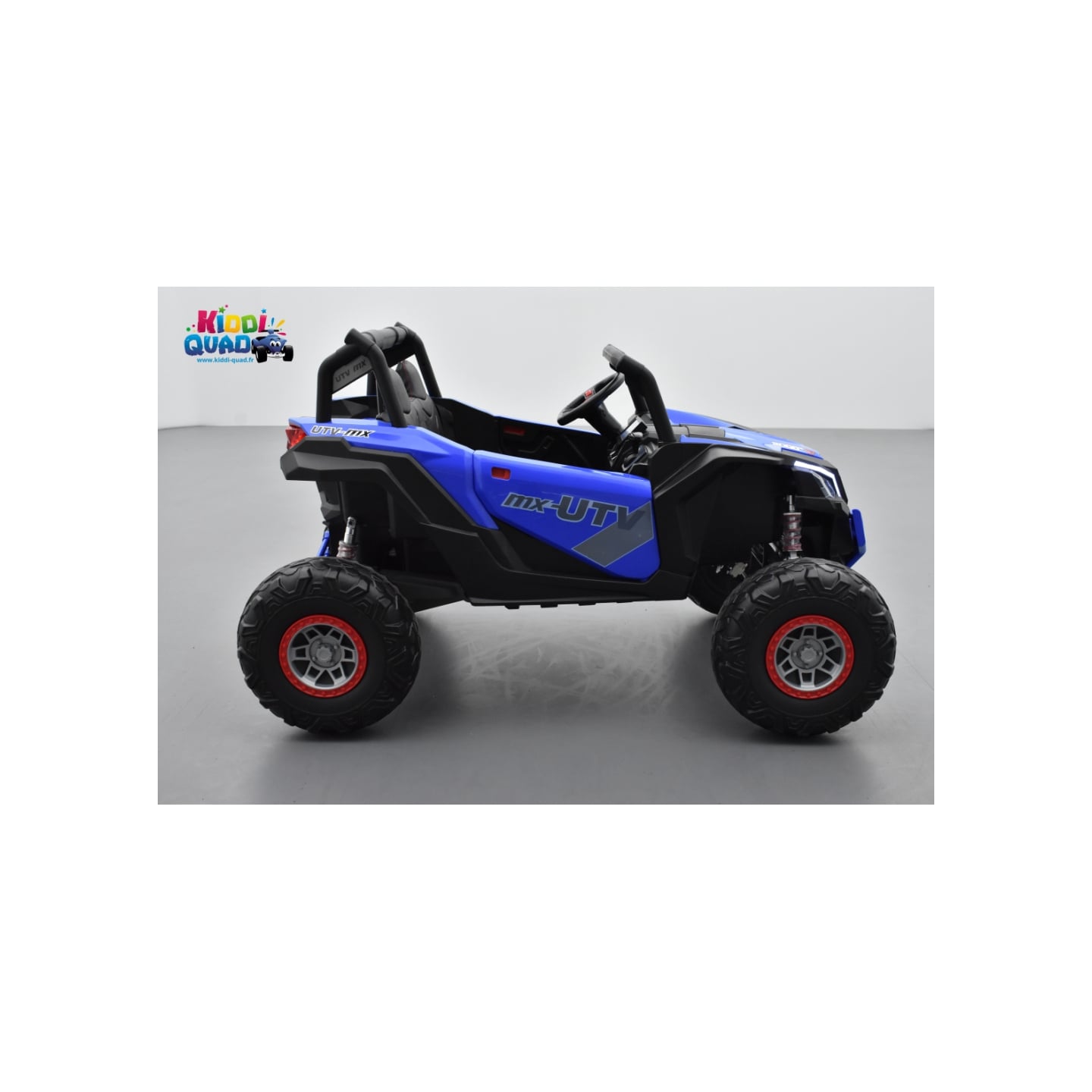 Buggy Scorpion 24 Volts 7Ah bleu, 4 moteurs, buggy deux places, buggy électrique enfant