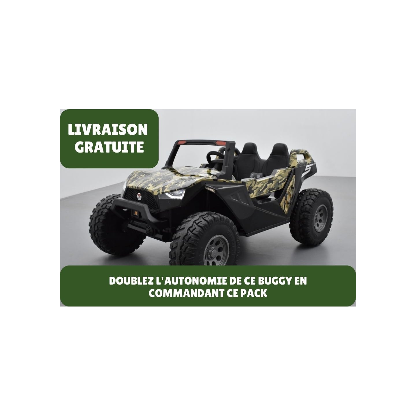 Pack Crawler camo + 2ème chargeur + 2ème pack batterie + housse + plaque