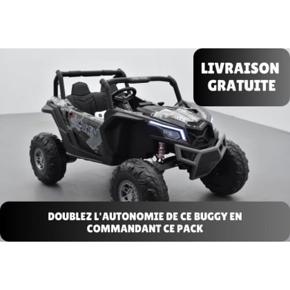 Pack Scorpion camo + 2ème chargeur + 2ème batterie + housse + plaque d'immatriculation