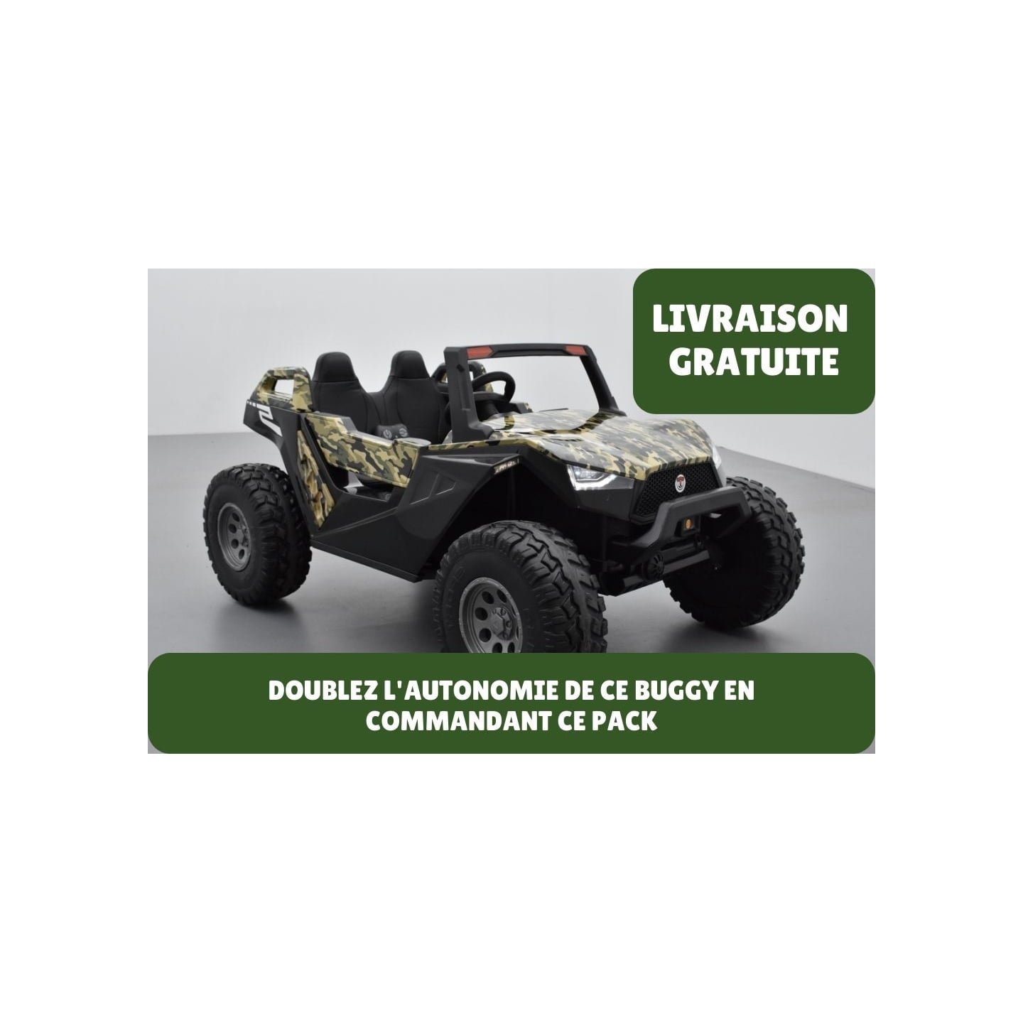 Pack Crawler camo + 2ème chargeur + 2ème pack batterie + housse + plaque