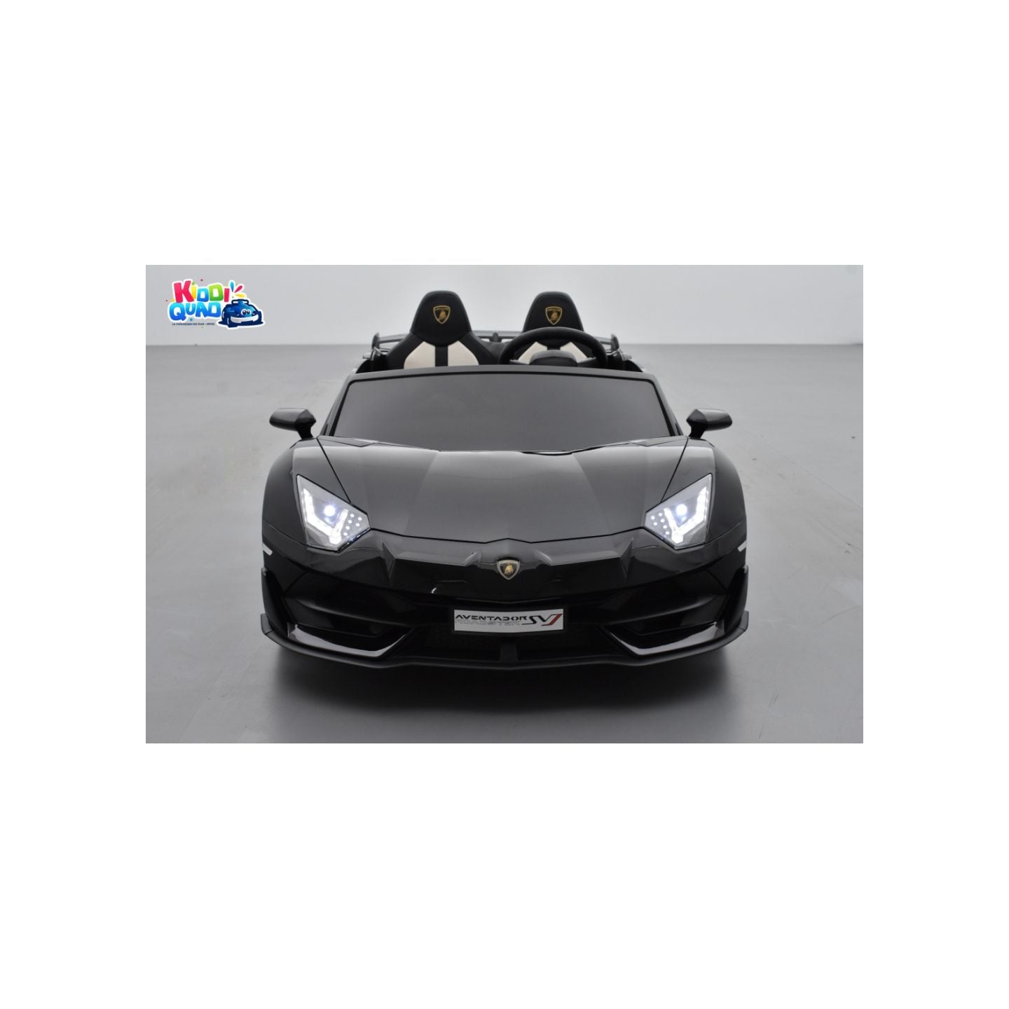 Lamborghini SVJ 24 Volts noire, voiture électrique enfant 24V - 7AH, 2 moteurs