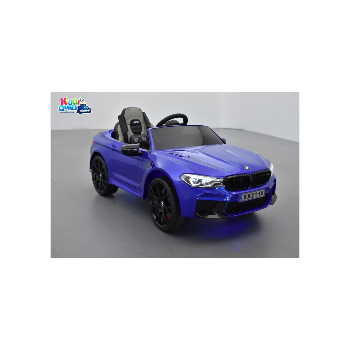 BMW M5 24 Volts bleu, voiture électrique enfant 24 Volts 1 place, 2 moteurs