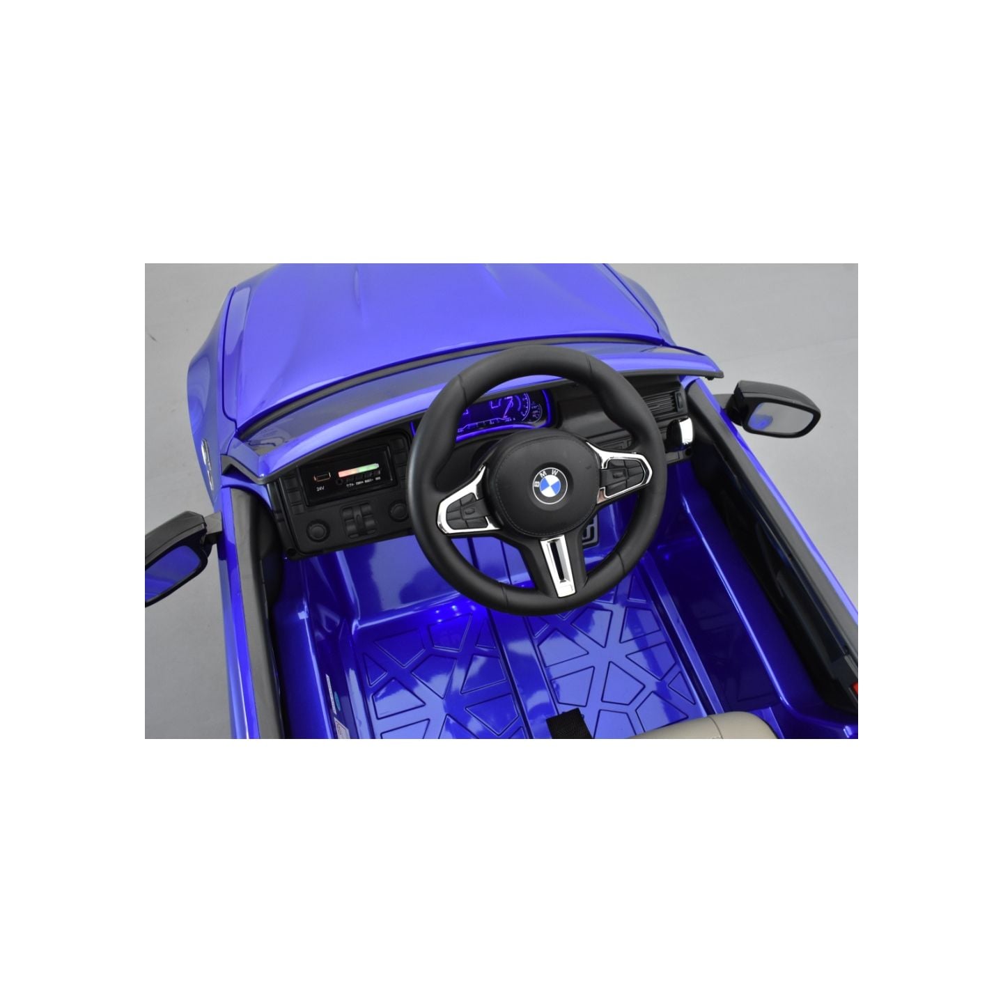 BMW M5 24 Volts bleu, voiture électrique enfant 24 Volts 1 place, 2 moteurs