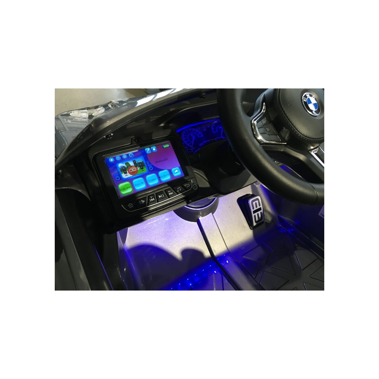 BMW M5 24 Volts bleu, voiture électrique enfant 24 Volts 1 place, 2 moteurs