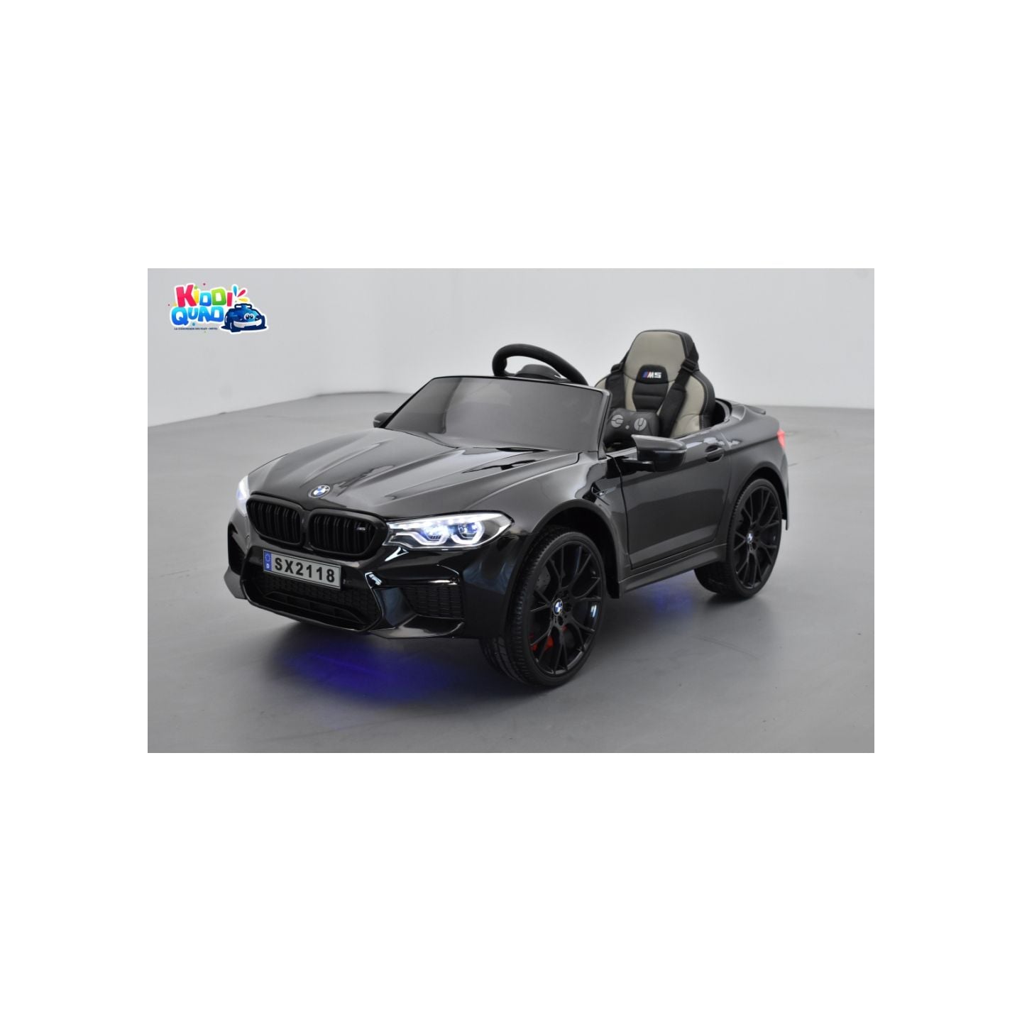 BMW M5 24 Volts noir, voiture électrique enfant 24 Volts 1 place, 2 moteurs