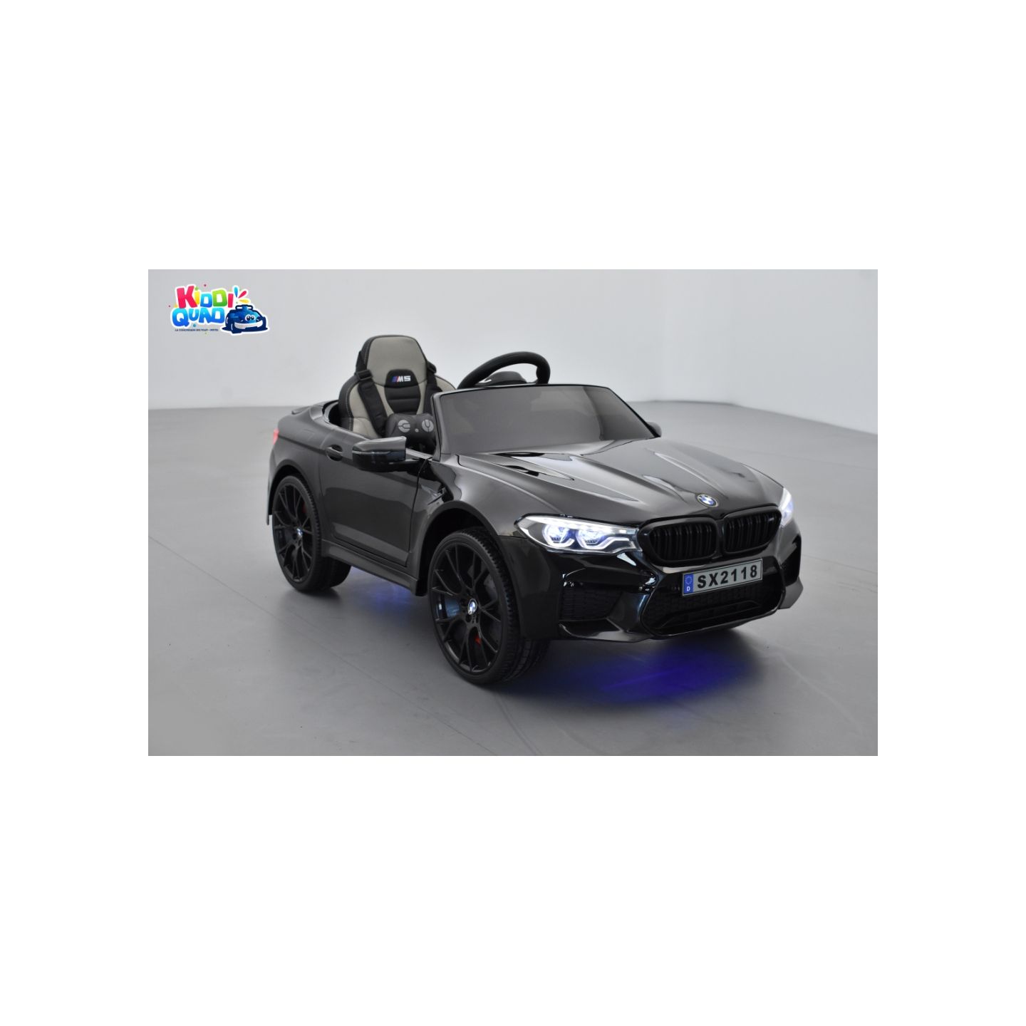 BMW M5 24 Volts noir, voiture électrique enfant 24 Volts 1 place, 2 moteurs