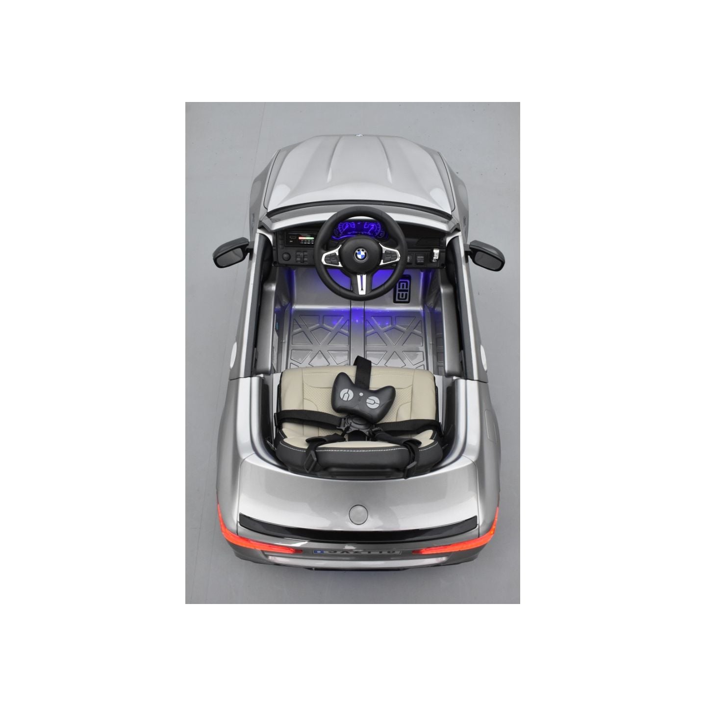 BMW M5 24 Volts gris, voiture électrique enfant 24 Volts 1 place, 2 moteurs