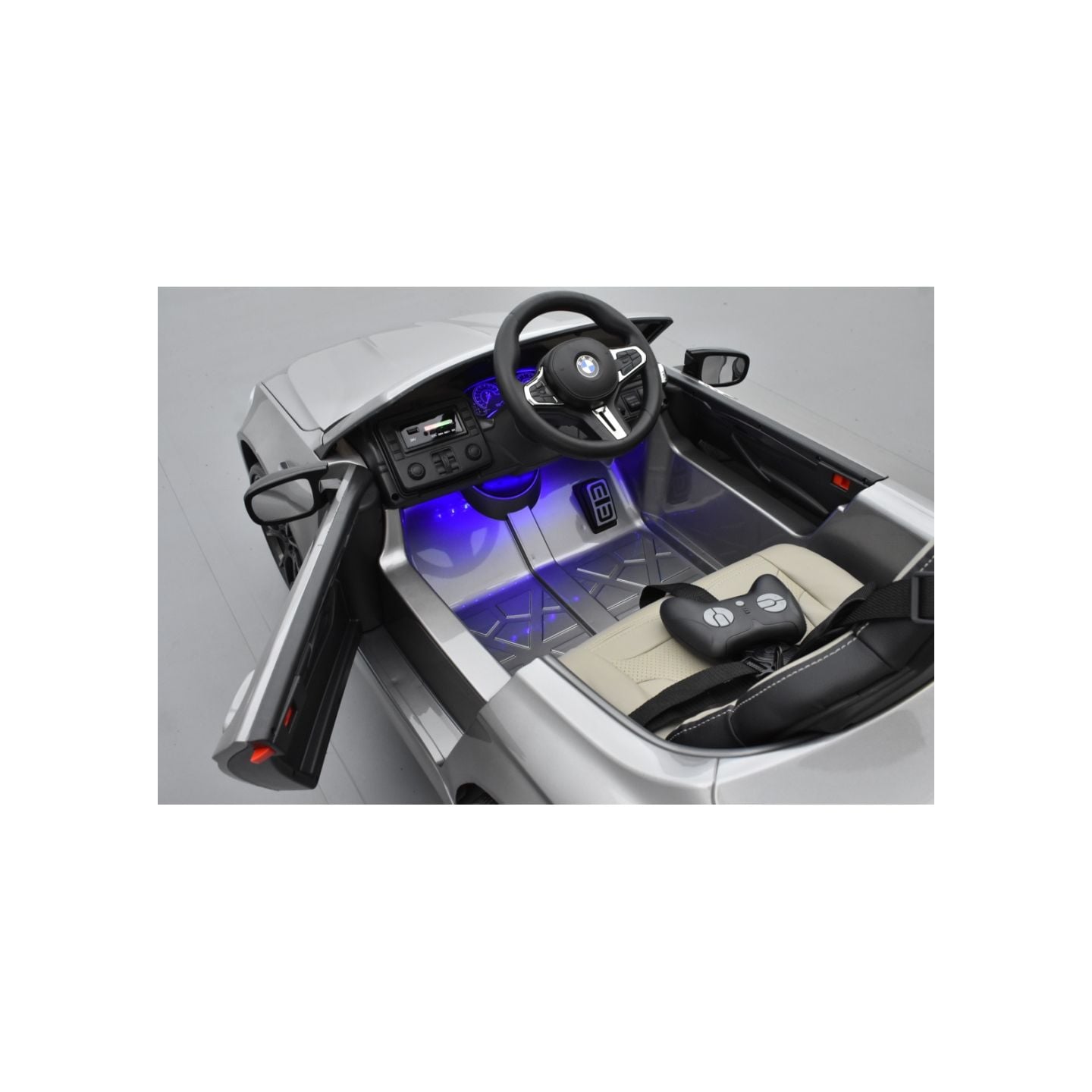 BMW M5 24 Volts gris, voiture électrique enfant 24 Volts 1 place, 2 moteurs