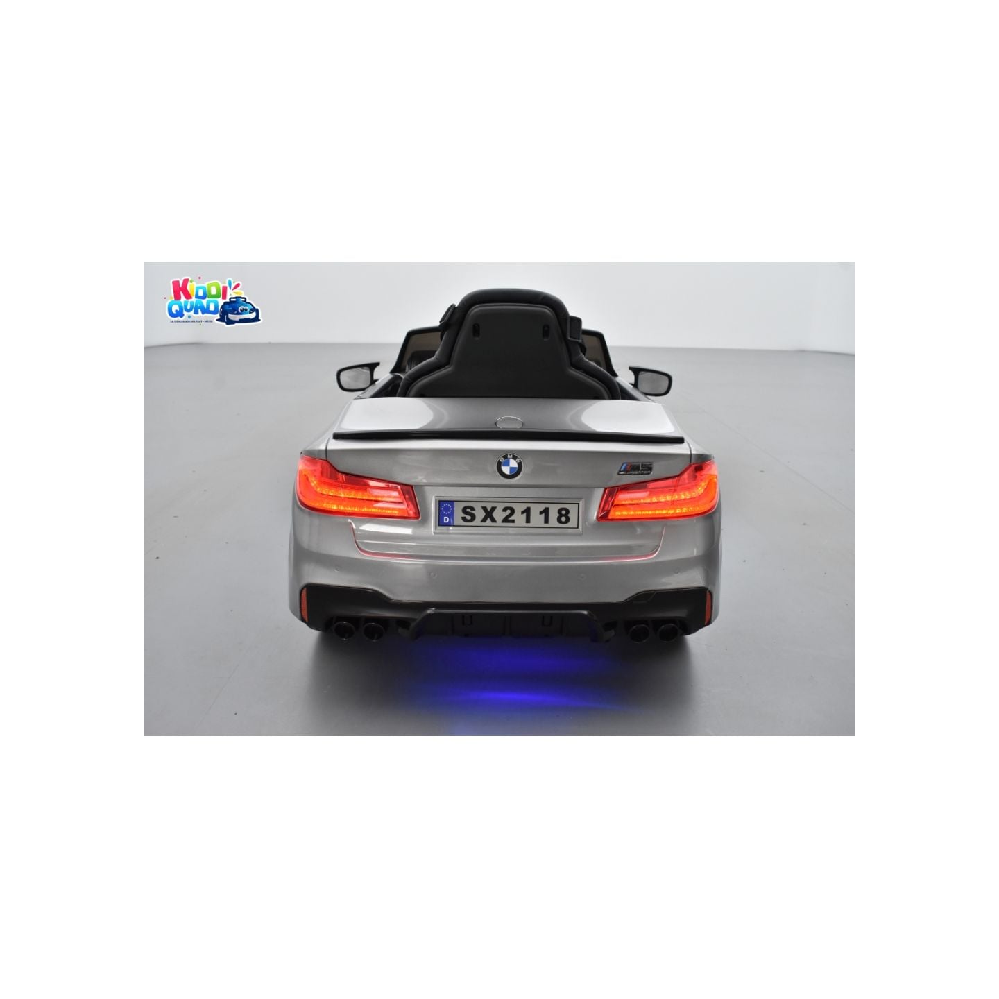 BMW M5 24 Volts gris, voiture électrique enfant 24 Volts 1 place, 2 moteurs